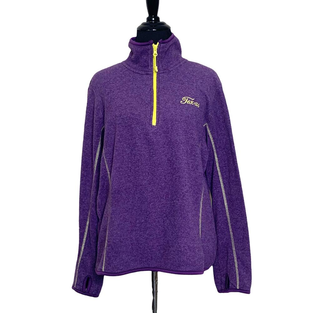 Point Sportswear purple long sleeves women Texas sweatshirt size Small